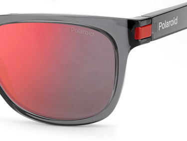 Men Polaroid Sunglasses: PLD 2122/S - Grey Red - SpecSMART Eye Clinic (Diagonal View)